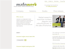Tablet Screenshot of mafowerk.de